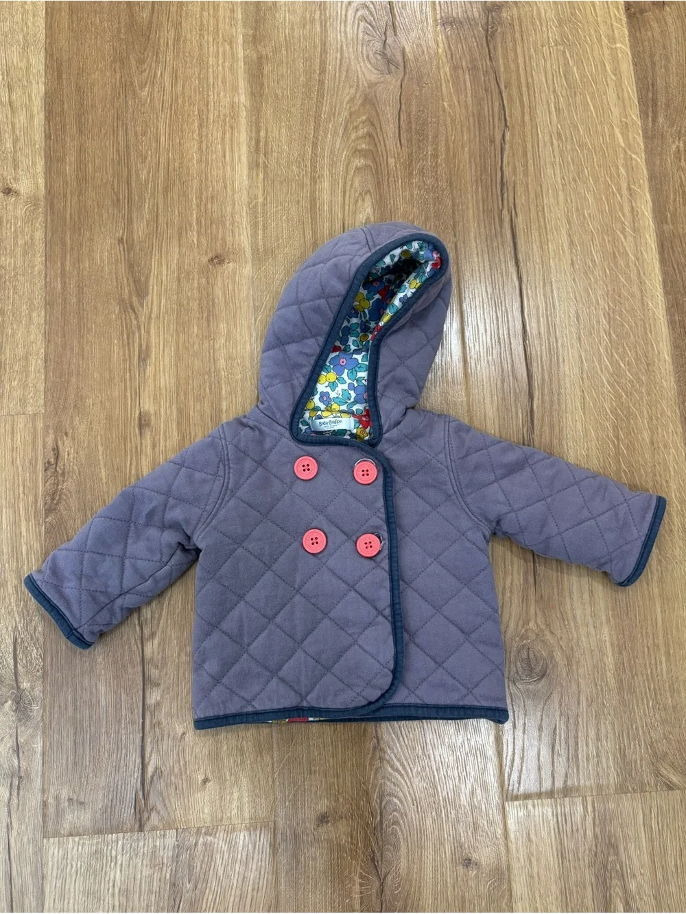 Baby Boden Quilted Hooded Jacket